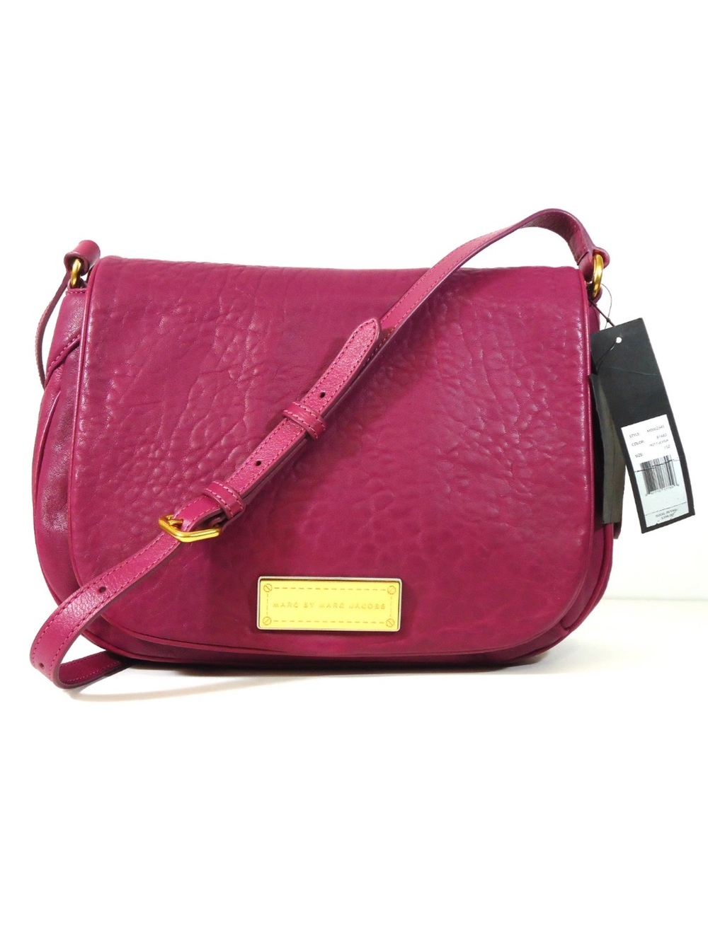 ❤️🩷 NWT MARC JACOBS  WASHED UP LEATHER CROSSBODY BAG!